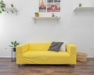 Мебель в желтых тонах – вызов стандартным решениям в Добрянке - dobryanka.magazinmebel.ru | фото