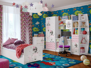 Детская комната Юниор-2 Мальвина в Добрянке - dobryanka.magazinmebel.ru | фото