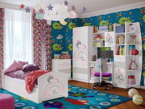Детская комната Юниор-2 Принцесса 1 в Добрянке - dobryanka.magazinmebel.ru | фото
