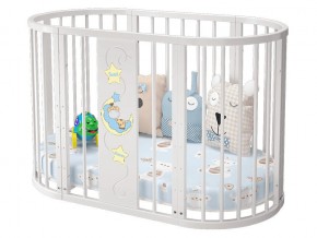 Детская кроватка белая Эстель в Добрянке - dobryanka.magazinmebel.ru | фото