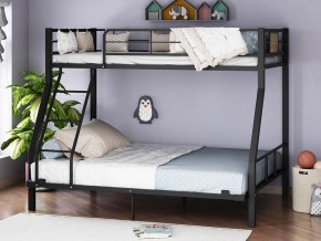 Двухъярусная кровать Гранада-1 140 черный в Добрянке - dobryanka.magazinmebel.ru | фото - изображение 1