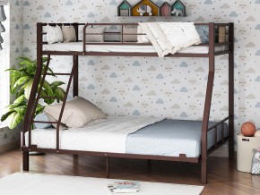 Двухъярусная кровать Гранада-1 140 Коричневый в Добрянке - dobryanka.magazinmebel.ru | фото