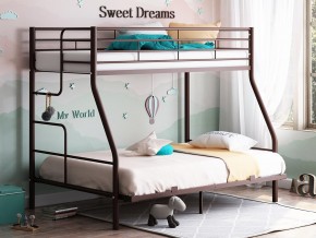 Двухъярусная кровать Гранада-3 140 коричневый в Добрянке - dobryanka.magazinmebel.ru | фото
