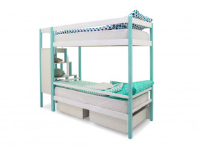 Двухъярусная кровать Svogen с ящиками мятно-белый в Добрянке - dobryanka.magazinmebel.ru | фото - изображение 5
