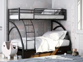 Двухъярусная кровать Виньола-2 Я черный в Добрянке - dobryanka.magazinmebel.ru | фото