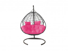 Кокон Для двоих с ротангом розовая подушка в Добрянке - dobryanka.magazinmebel.ru | фото