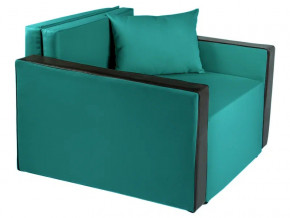 Кресло-кровать Милена с подлокотниками рогожка emerald в Добрянке - dobryanka.magazinmebel.ru | фото