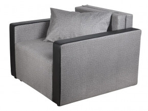 Кресло-кровать Милена с подлокотниками велюр серый в Добрянке - dobryanka.magazinmebel.ru | фото - изображение 1