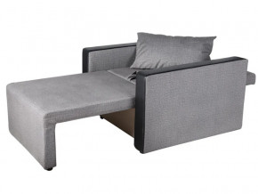 Кресло-кровать Милена с подлокотниками велюр серый в Добрянке - dobryanka.magazinmebel.ru | фото - изображение 2
