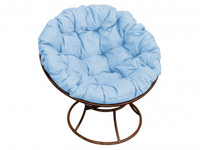 Кресло Папасан без ротанга голубая подушка в Добрянке - dobryanka.magazinmebel.ru | фото