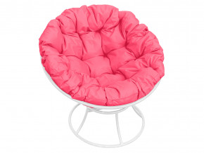 Кресло Папасан без ротанга розовая подушка в Добрянке - dobryanka.magazinmebel.ru | фото