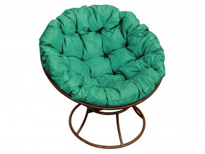 Кресло Папасан без ротанга зелёная подушка в Добрянке - dobryanka.magazinmebel.ru | фото