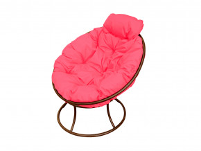 Кресло Папасан мини без ротанга розовая подушка в Добрянке - dobryanka.magazinmebel.ru | фото