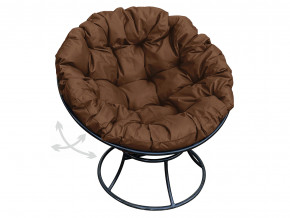 Кресло Папасан пружинка без ротанга коричневая подушка в Добрянке - dobryanka.magazinmebel.ru | фото - изображение 1