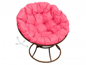 Кресло Папасан пружинка без ротанга розовая подушка в Добрянке - dobryanka.magazinmebel.ru | фото - изображение 1