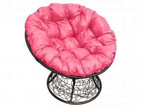 Кресло Папасан с ротангом розовая подушка в Добрянке - dobryanka.magazinmebel.ru | фото - изображение 1