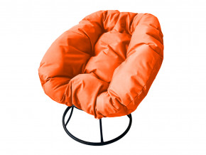 Кресло Пончик без ротанга оранжевая подушка в Добрянке - dobryanka.magazinmebel.ru | фото - изображение 1
