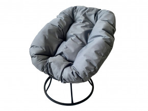 Кресло Пончик без ротанга серая подушка в Добрянке - dobryanka.magazinmebel.ru | фото - изображение 1