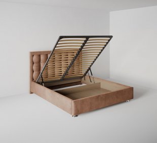 Кровать Барселона 1.4 м с подъемным механизмом в Добрянке - dobryanka.magazinmebel.ru | фото - изображение 1