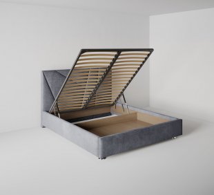 Кровать Геометрия 1.2 м с подъемным механизмом в Добрянке - dobryanka.magazinmebel.ru | фото - изображение 3