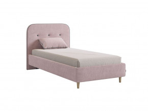 Кровать 900 Лео велюр нежно-розовый в Добрянке - dobryanka.magazinmebel.ru | фото