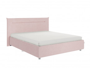 Кровать Альба 1600 велюр нежно-розовый в Добрянке - dobryanka.magazinmebel.ru | фото - изображение 1