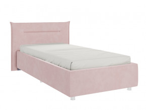 Кровать Альба 900 велюр нежно-розовый в Добрянке - dobryanka.magazinmebel.ru | фото - изображение 1