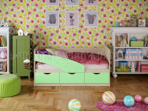 Кровать Бабочки 1600 Салатовый в Добрянке - dobryanka.magazinmebel.ru | фото