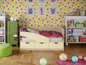 Кровать Бабочки 1600 Ваниль в Добрянке - dobryanka.magazinmebel.ru | фото