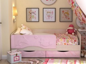 Кровать детская Алиса КР 812 розовая 1600 в Добрянке - dobryanka.magazinmebel.ru | фото