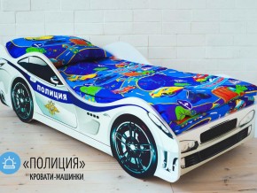 Кровать детская машина Полиции в Добрянке - dobryanka.magazinmebel.ru | фото - изображение 1