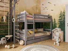 Кровать Джуниор с ящиками Антрацит в Добрянке - dobryanka.magazinmebel.ru | фото - изображение 1