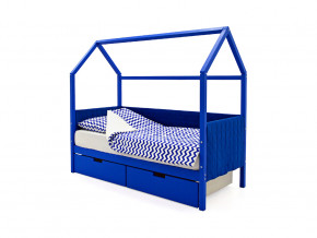 Кровать-домик мягкий Svogen с ящиками синий в Добрянке - dobryanka.magazinmebel.ru | фото