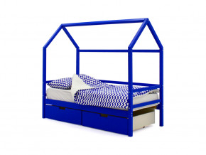 Кровать-домик Svogen с ящиками синий в Добрянке - dobryanka.magazinmebel.ru | фото - изображение 1