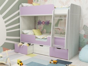Кровать двухъярусная Малыш двойняшка винтерберг-ирис в Добрянке - dobryanka.magazinmebel.ru | фото