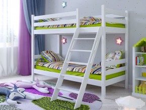 Кровать двухъярусная Сонечка с наклонной лестницей в Добрянке - dobryanka.magazinmebel.ru | фото - изображение 4