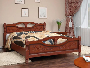 Кровать Елена-4 1600 Орех в Добрянке - dobryanka.magazinmebel.ru | фото