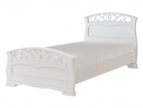 Кровать Грация-1 900 Белый античный в Добрянке - dobryanka.magazinmebel.ru | фото - изображение 1