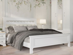 Кровать Грация 1400 Белый античный в Добрянке - dobryanka.magazinmebel.ru | фото - изображение 1