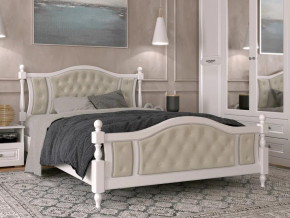 Кровать Жасмин 1400 Белый античный в Добрянке - dobryanka.magazinmebel.ru | фото - изображение 1