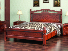 Кровать Карина-15 1600 Орех в Добрянке - dobryanka.magazinmebel.ru | фото