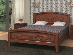 Кровать Карина-16 1600 Орех в Добрянке - dobryanka.magazinmebel.ru | фото - изображение 1
