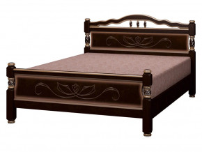 Кровать Карина-5 1400 Орех темный в Добрянке - dobryanka.magazinmebel.ru | фото - изображение 2