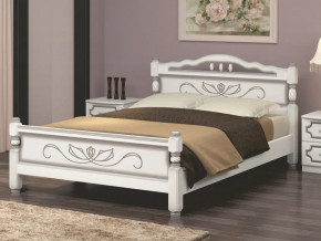 Кровать Карина-5 900 Белый жемчуг в Добрянке - dobryanka.magazinmebel.ru | фото - изображение 1
