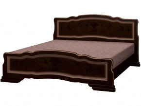 Кровать Карина-6 1600 Орех темный в Добрянке - dobryanka.magazinmebel.ru | фото - изображение 2