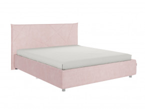 Кровать Квест 1600 велюр нежно-розовый в Добрянке - dobryanka.magazinmebel.ru | фото - изображение 1