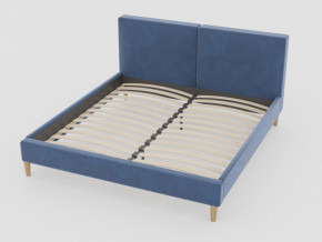 Кровать Линси 1200 синий в Добрянке - dobryanka.magazinmebel.ru | фото - изображение 1