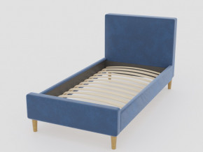 Кровать Линси 900 синий в Добрянке - dobryanka.magazinmebel.ru | фото - изображение 1