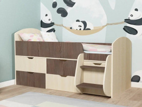 Кровать Малыш-7 Дуб-Бодега в Добрянке - dobryanka.magazinmebel.ru | фото