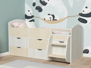 Кровать Малыш-7 Винтербер-Дуб в Добрянке - dobryanka.magazinmebel.ru | фото